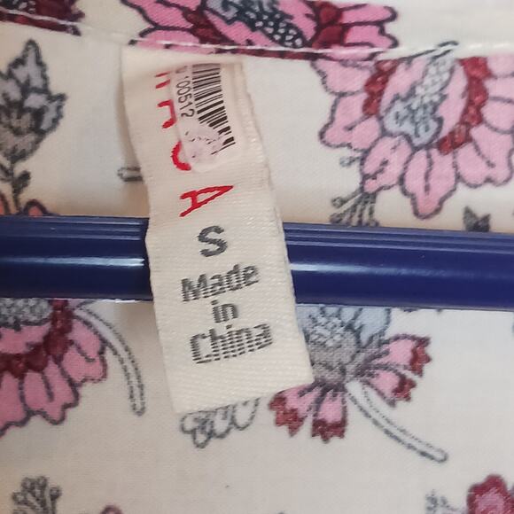 Raga Hiroka Boho Floral Tie Front Blouse - Picture 10 of 11